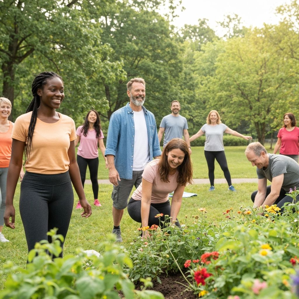People engaged in light to moderate physical activities like walking and yoga